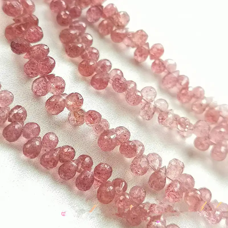 1 pair mix quartz 30x6 mm drop shape faceted drops cut drops Gemstone Beads Jewelry Making
