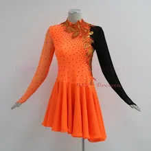 New style latin dance costumes senior sexy stones long sleeves latin dance dress for women latin dance competition dresses S-4XL