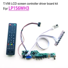 Для LP156WH3 ноутбук светодиодный ЖК-монитор T. V56 экран контроллер драйвер усилитель низкой частоты HDMI/VGA/AV/USB 15," LVDS W светодиодный 1366*768 40 pin