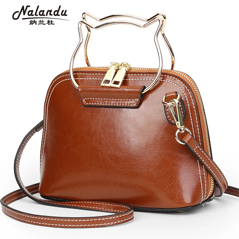 

2019 the new Genuine Leather Fashion shoulder bag