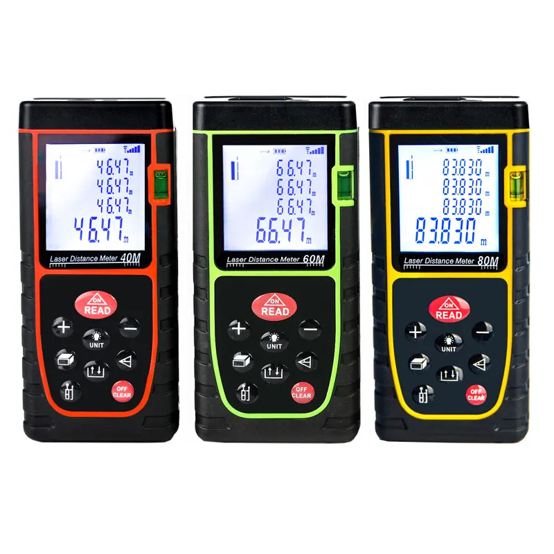 

Laser Level Range Finder Distance Meter 40/60/80/100M Infrared Measuring Instrument Electronic Ruler High Precision Laser Level