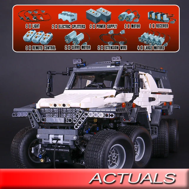 Lepin 23011 Technic Avtoros Shaman 8x8 Building Block With Electric Lepin 23011 Technic Avtoros Shaman 8x8 Building Block With Electric Motors Functions Brick Compatible Lego Moc 5360