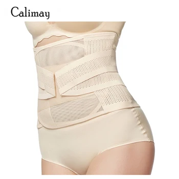 

postpartum belly belt bandage slimming corsets & bustiers Plus size Women waist trainer waist body shaper shapewear