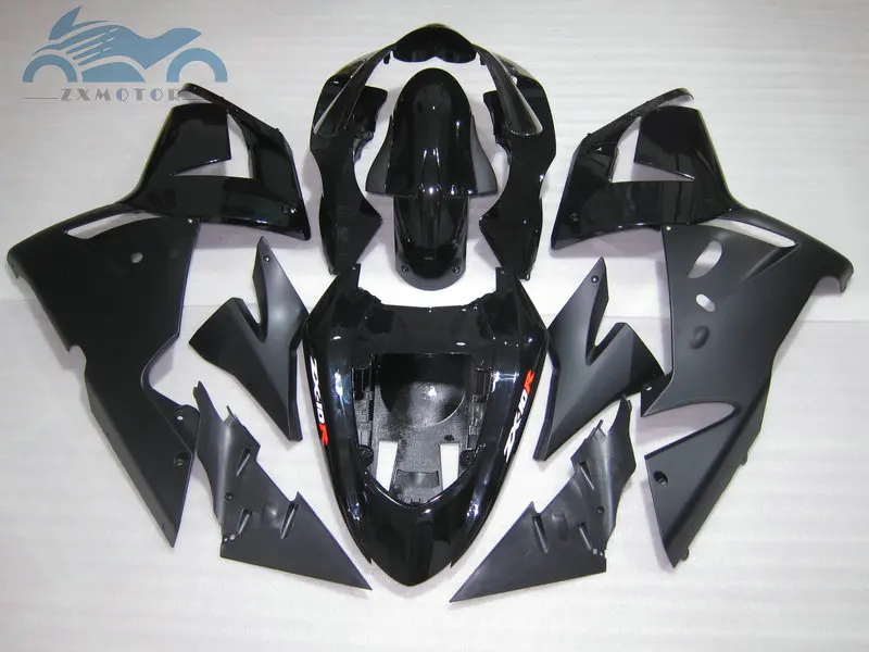 Обновите свой мотоцикл комплект обтекателей для KAWASAKI Ninja ZX 10R 2004 2005 послепродажный обтекатели комплект 04 05 ZX10R матовый черный запчасти