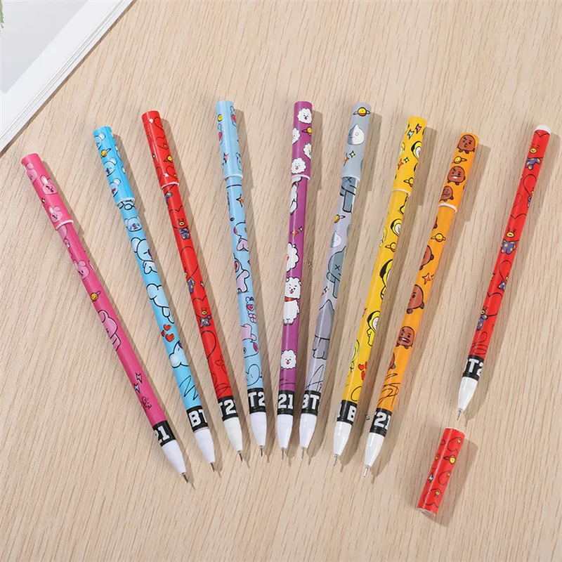 

KPOP BANGTAN BOYS COOKY CHIMMY SHOOKY Ball Pens For School Office Stationery boligrafos kalem canetas lapiceros Costumes HF219