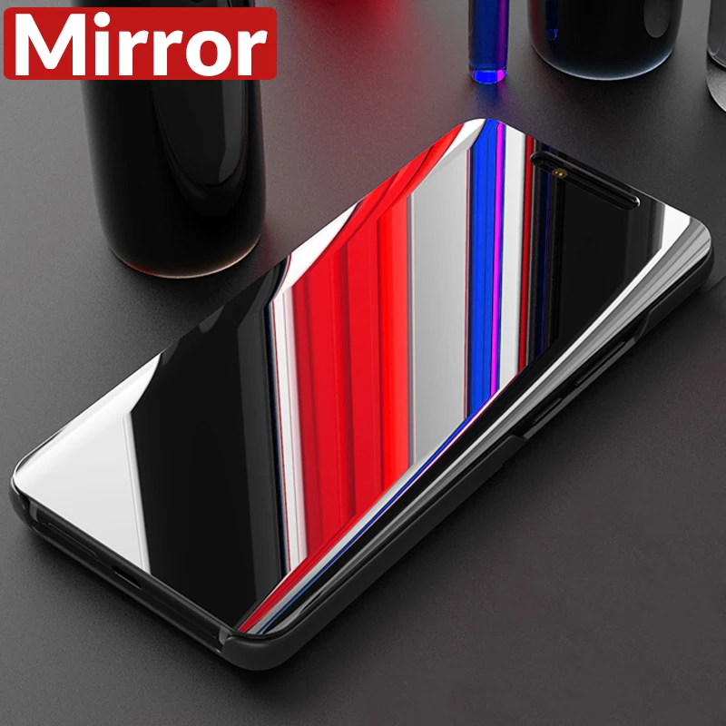 

Smart Mirror Flip Phone Case for Oneplus 7 Pro 7 6T 6 5T Cases Clear View Front Back Covers For One Plus 7 Pro oneplus7 oneplus6