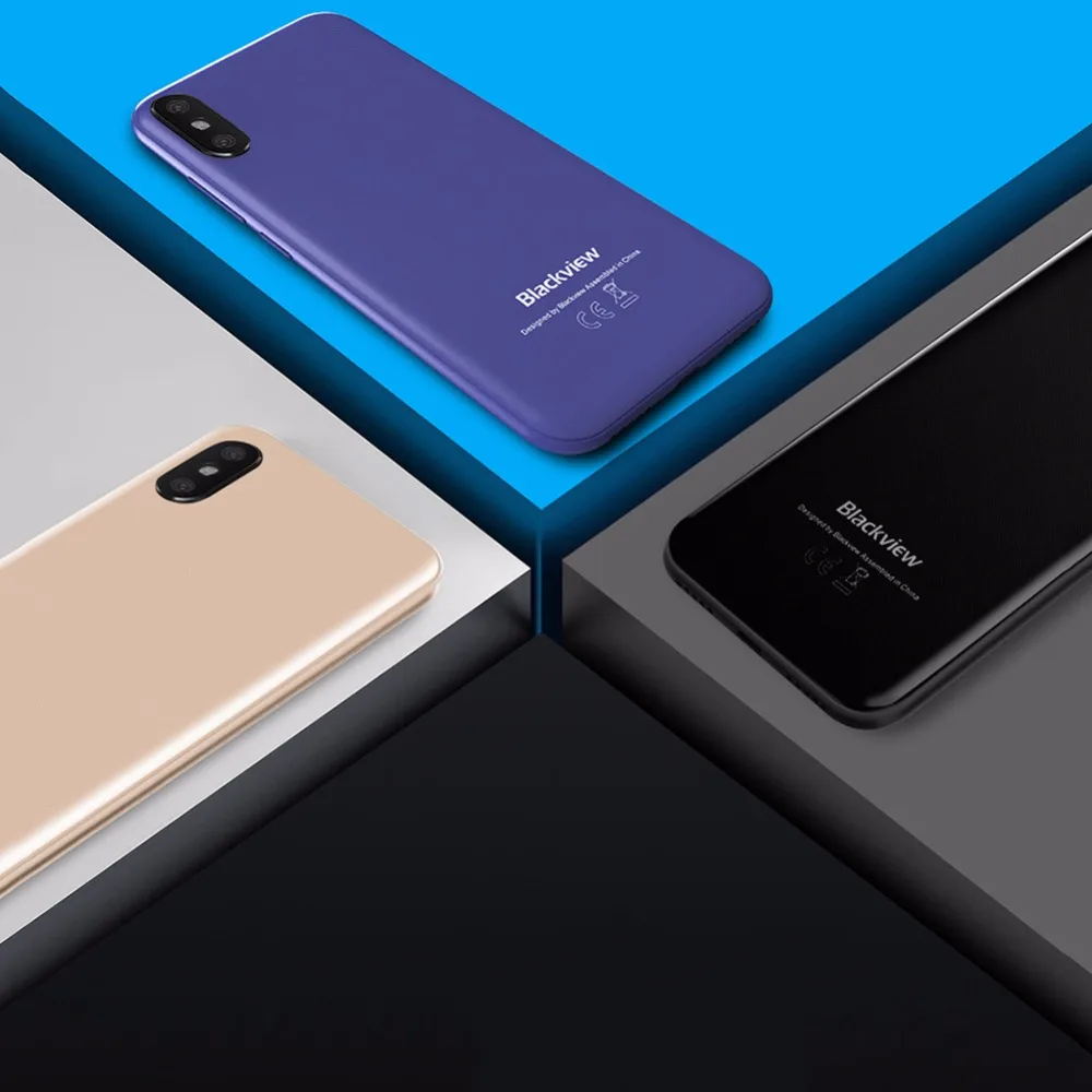 Смартфон Blackview A30 5 "19:9 с функцией распознавания лица Android 8 1 Orea четырехъядерный