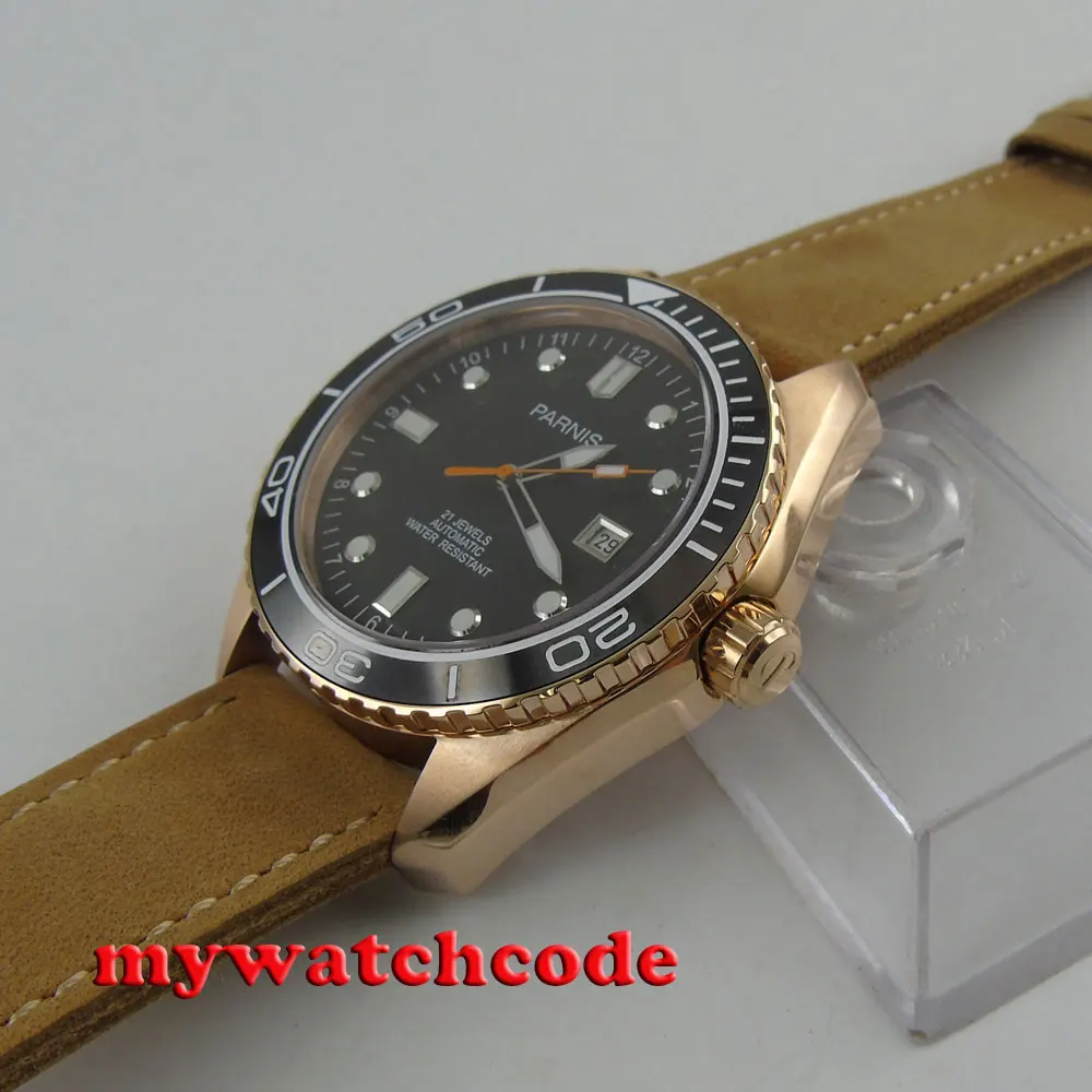 Мужские автоматические часы с чёрным циферблатом 45 мм|watch automatic men|watch menwatch men |