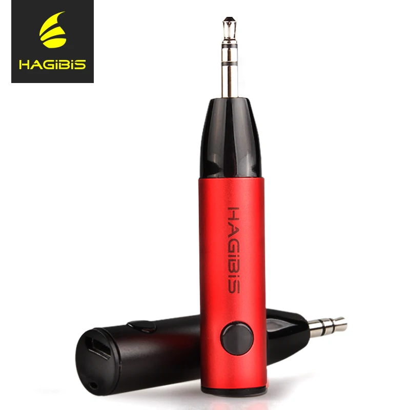 

Hagibis 3.5mm Aux Jack Wireless Mini 4.1 Bluetooth Receiver Audio Music Adapter Car Aux Cable Free for Headphone Speaker