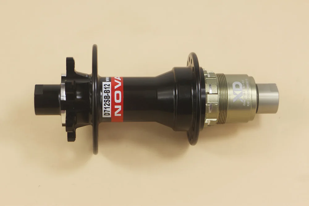 Novatec D712SB B12 148x12 mm Boost hub 32 spokes mountain bike XC AM