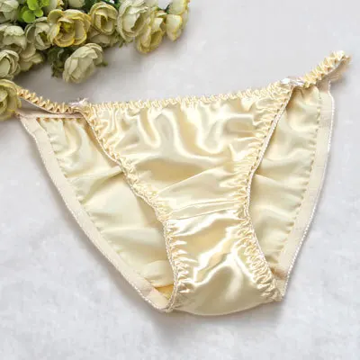 Трусики бикини стринги шелковые женские трусики 100% шелк|bikini panties|t thongfemale panties |