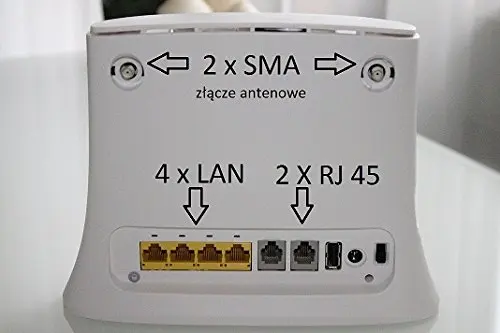  ZTE Router MF283+ 800/1800/2600MHz 4G 2G 3G LTE 150Mbps +2pcs SMA ANTENNA