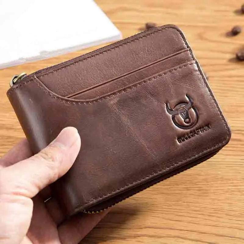 

Brand Men Cowhide Leather Wallet male Coin Purse Carteira Designer Multifuction Wallet Purse Credit card Driving License Holder
