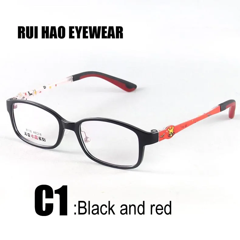 Детские оптические очки, оправа для детей, близорукость, студенческие очки, супер светильник TR90, оправа для очков для мальчиков и девочек, прозрачные линзы