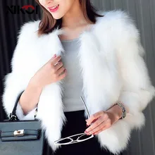 XIKOI женское меховое пальто Роскошные пальто с длинным рукавом зимнее пальто Женская Толстая теплая куртка Женские трендовые продукты верхняя одежда женские топы