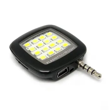

Black Mini Spotlight Smartphone LED Flash and Fill-Light For Apple iPhone 6 5 4