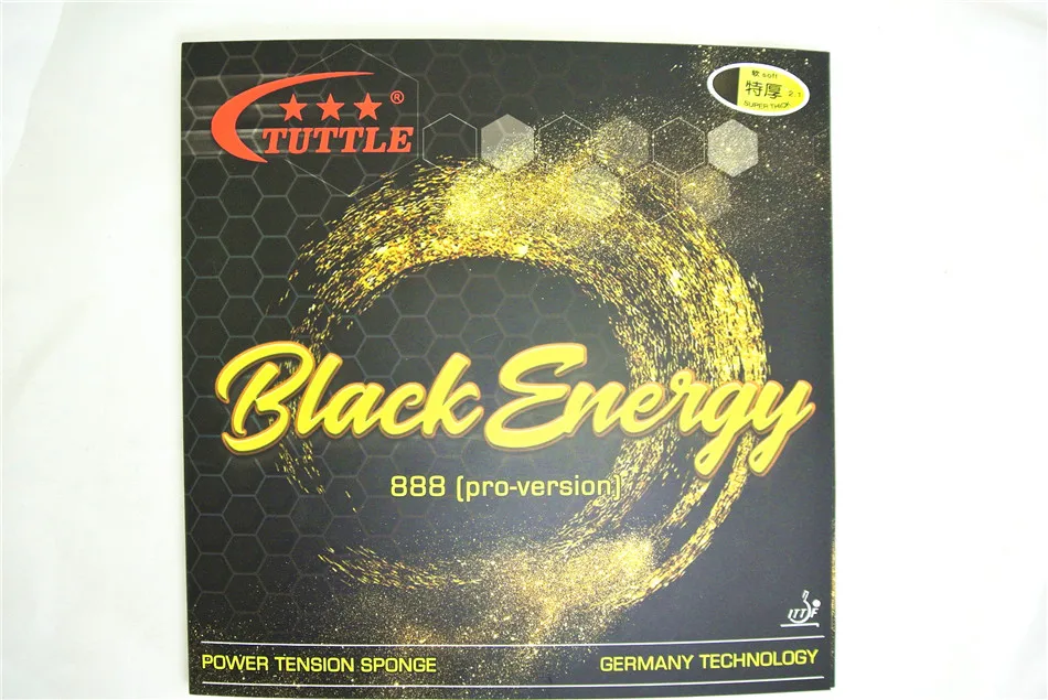 ITTF Tuttle Black Energy 888 немецкая губка для торта 40+ резина для настольного тенниса, резина для пинг-понга