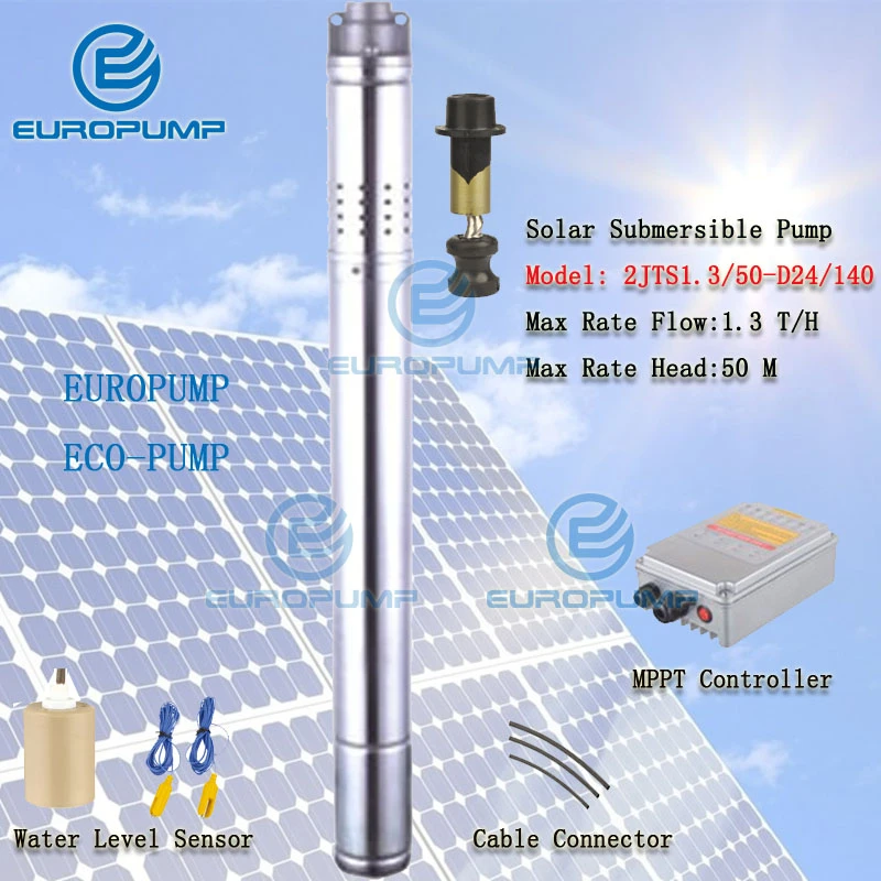 kapre Velkommen helbrede EUROPUMP MODEL(2EPS1.3/50 D24/140) 2inch solar water pump thermodynamic  solar heat pump for irrigation solar water pump for farm|Pumps| - AliExpress