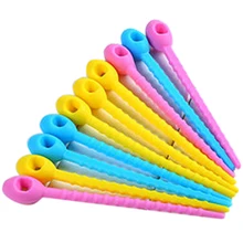 5 шт./лот 10,8 см силиконовая сумка для хранения свежих закусок с зажимом креативный зажим случайные цвета