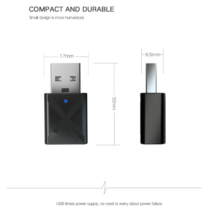 2 в 1 USB Bluetooth передатчик приемник 5 0 беспроводной аудио музыка стерео адаптер ключ