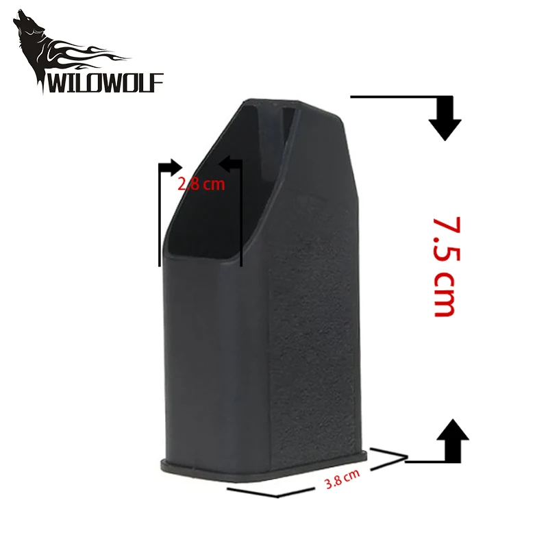 Новый журнал скоростной погрузчик для 9 мм/.40/.357/.380 авто/.45 зазоров Glock бесплатная