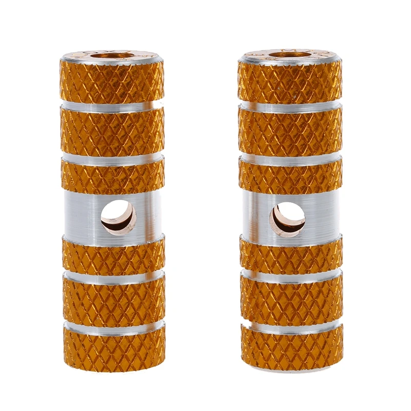 2x BMX Mountain Bike Bicycle Axle Pedal Alloy Foot Stunt Pegs Cylinder T,,