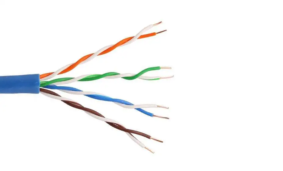 Pure oxygen free copper super six double shielded wire 8 core pure copper gigabit font b