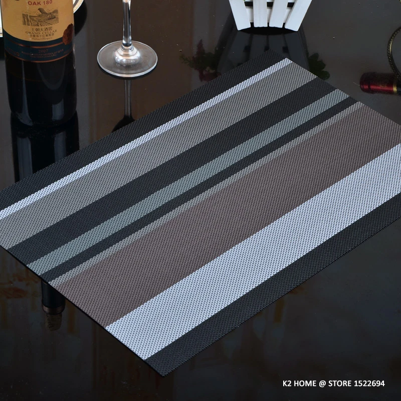 4 шт. коврики для кухонного стола из ПВХ|place mat|pvc mattable pad |