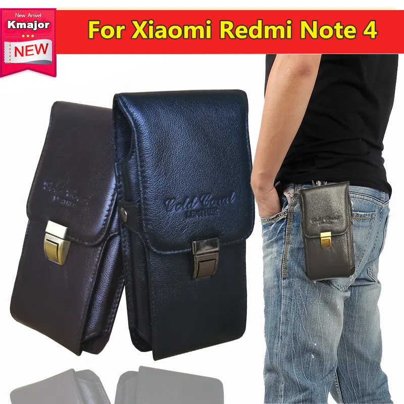 Luxury Retro Lichee Leather Men Travel Belt Loops Hip Bum Bag Wallet