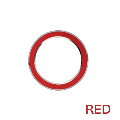 Скорость движения воздуха Алюминий сплава двигатель старт/стоп кольцо отделка зажигания Брелок для ключей для BMW E90 E92 E93 3 серии 318 320 325i 2005-2012 - Название цвета: red