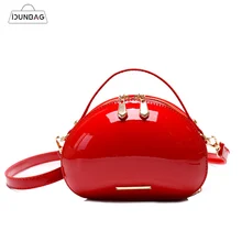 IDUNBAG сумки на плечо, одноцветные, для Лакированная кожа оболочки сумка, ручная сумка, Повседневное полу-сферический шар сумка на плечо, сумка через плечо для женщин, сумка