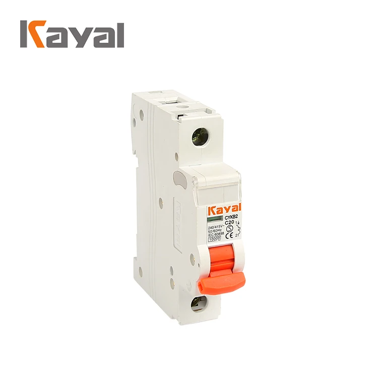 

Genuinel Kayal C65 1 2 3 4 P Type C Mini Circuit Breaker 20A 16a switch circuit breaker 32a plug in type circuit breaker
