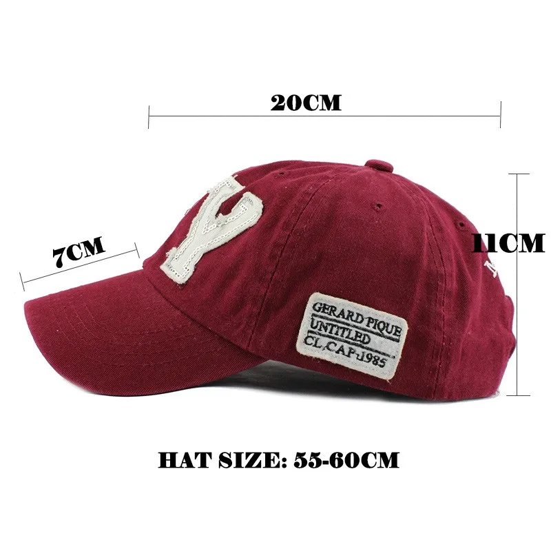 FETSBUY Модная хлопковая бейсбольная кепка мужская Snapback шляпа для мужчин Женская солнцезащитная Кепка Bone Gorras вышитая Кепка s Весенняя Кепка