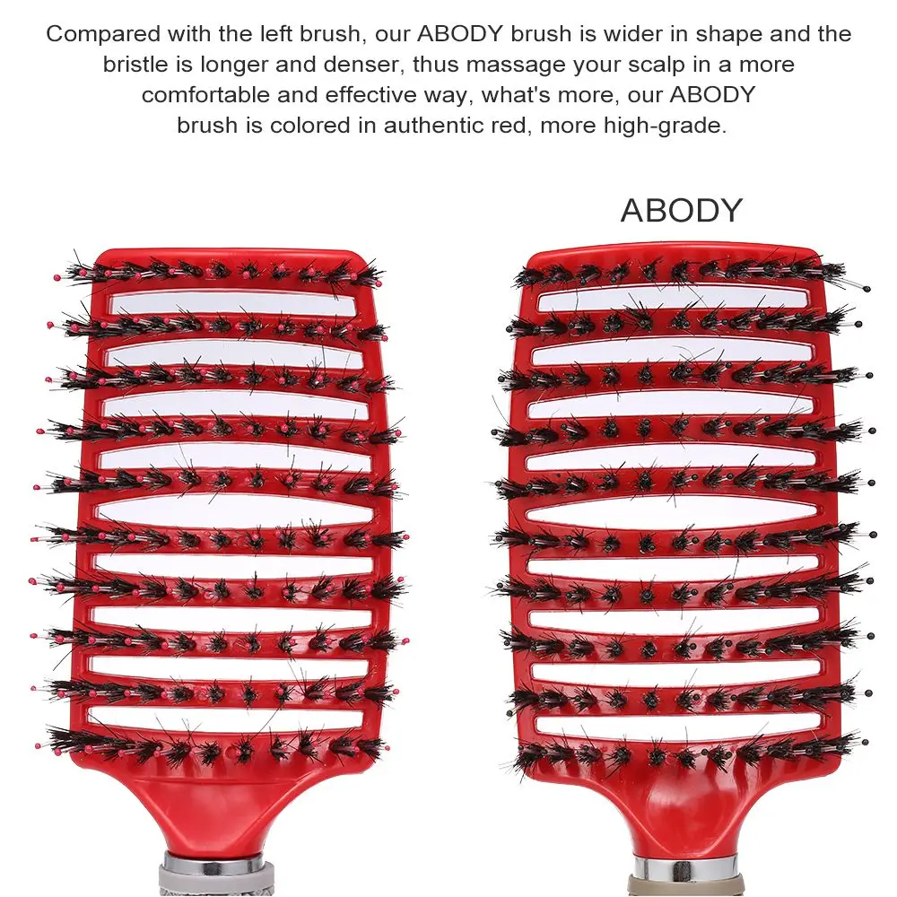 Abody Hair Brush Scalp Hairbrush Comb Professional Women tangle Hairdressing Supplies brushes Tools hair combs for Rough Hair Abody Hair Brush Scalp Hairbrush Comb Professional Women tangle Hairdressing Supplies brushes Tools hair combs for Rough Hair