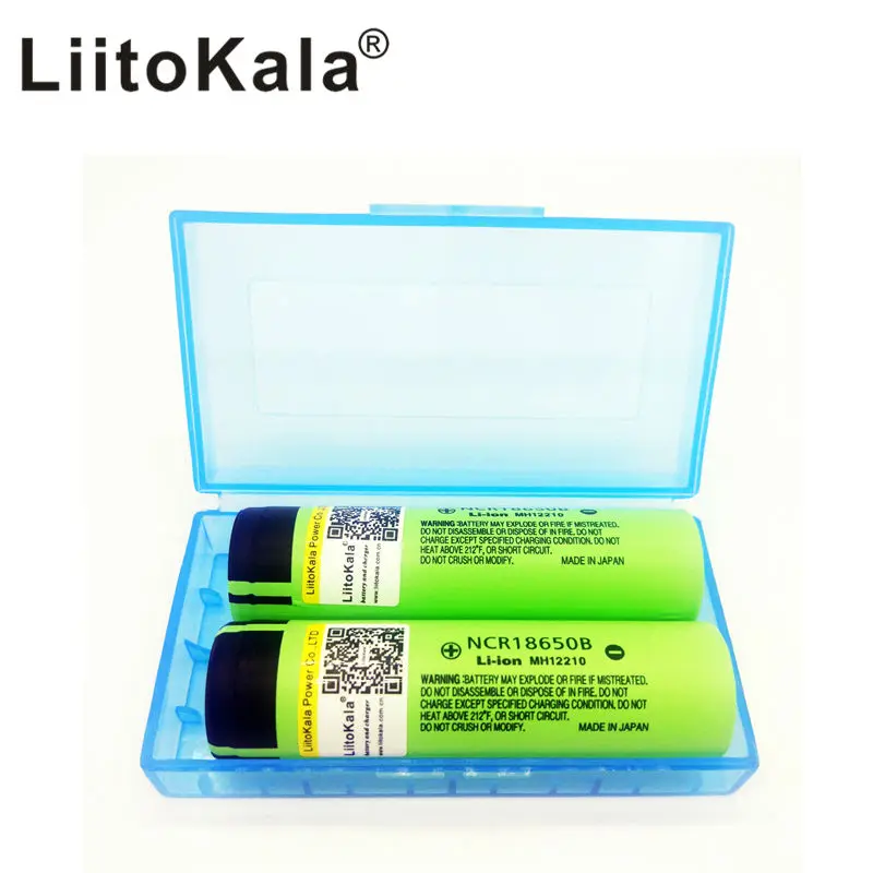 

LiitoKala 2017 for Panasonic ncr18650b rechargeable lithium 18650 3400mAh battery 34B 3.7V 3400 ncr 18650b flashlight battery