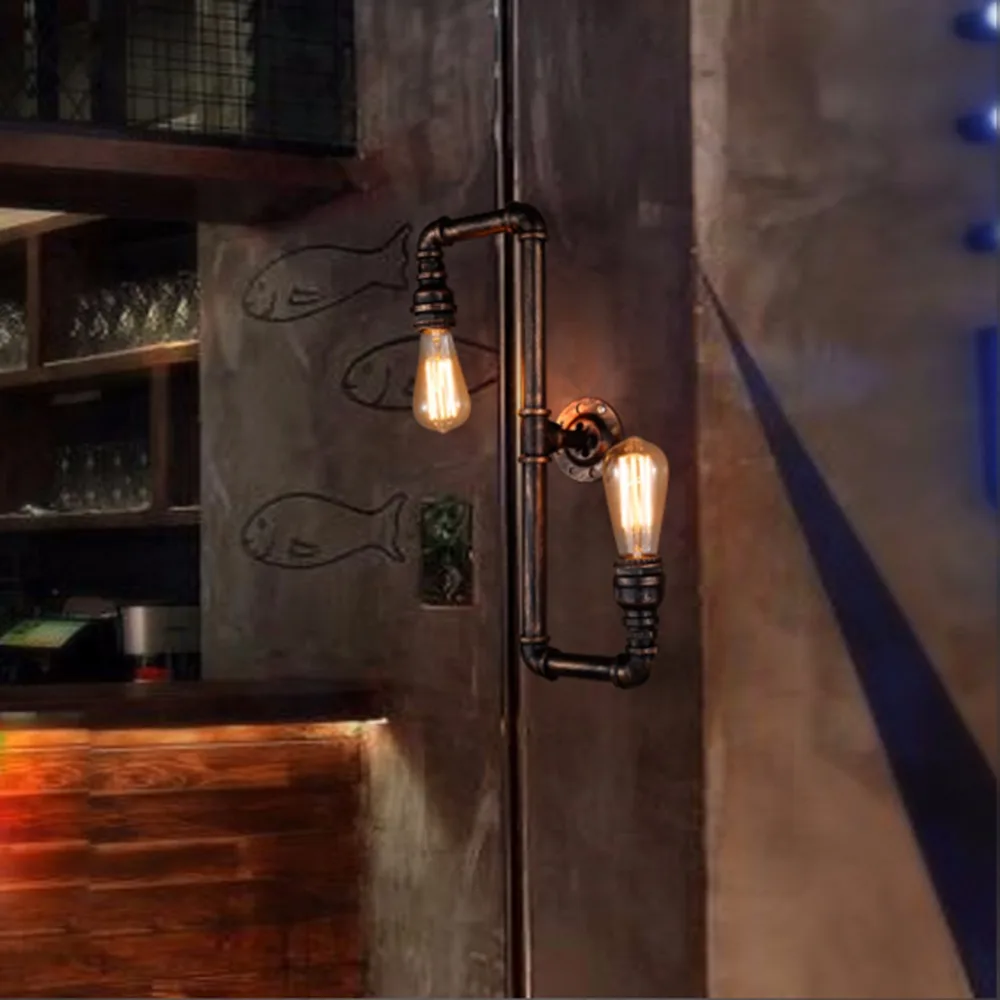 Retro-Loft-Industrial-Faucet-Antique-Edison-Wall-Lamp-Light-Water-Pipe-Metal-Rustic-Loft-Wall-Light (2)