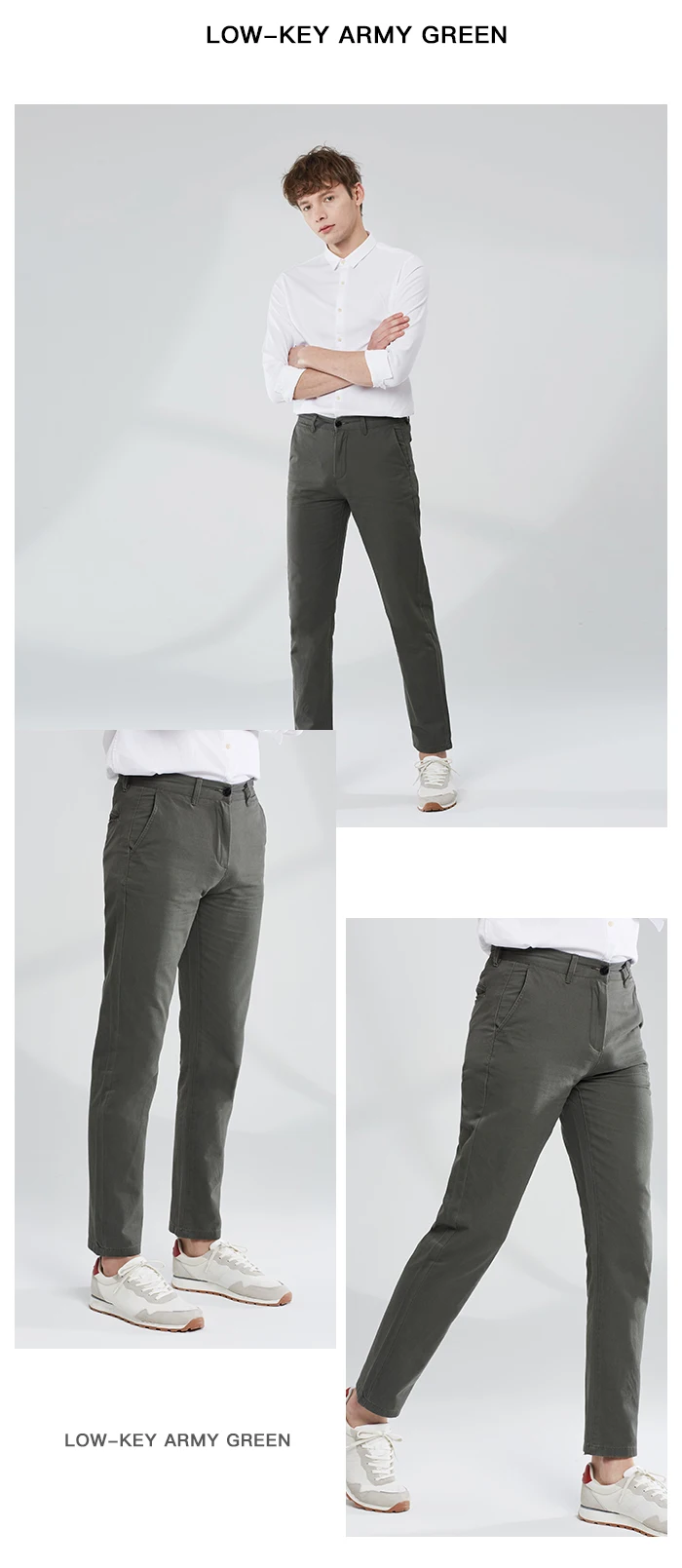 Markless хлопковые брюки Для мужчин весна прямые Повседневное Чино брюки многоцветные модные штаны для Для мужчин CLA9807M