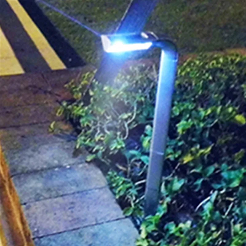 

8 LED Solar powered led lawn lights Outdoor lighting Flag Pole Garden Landscape lamps Waterproof yard lawn Path floodlights