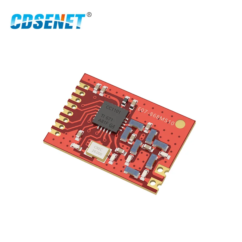 CC1101 868 мГц трансивер E07-868MS10 rf модуль cdsenet Беспроводной приемник 10 МВт низкая Мощность SPI SMD передатчик 868 мГц CC1101 - изображение
