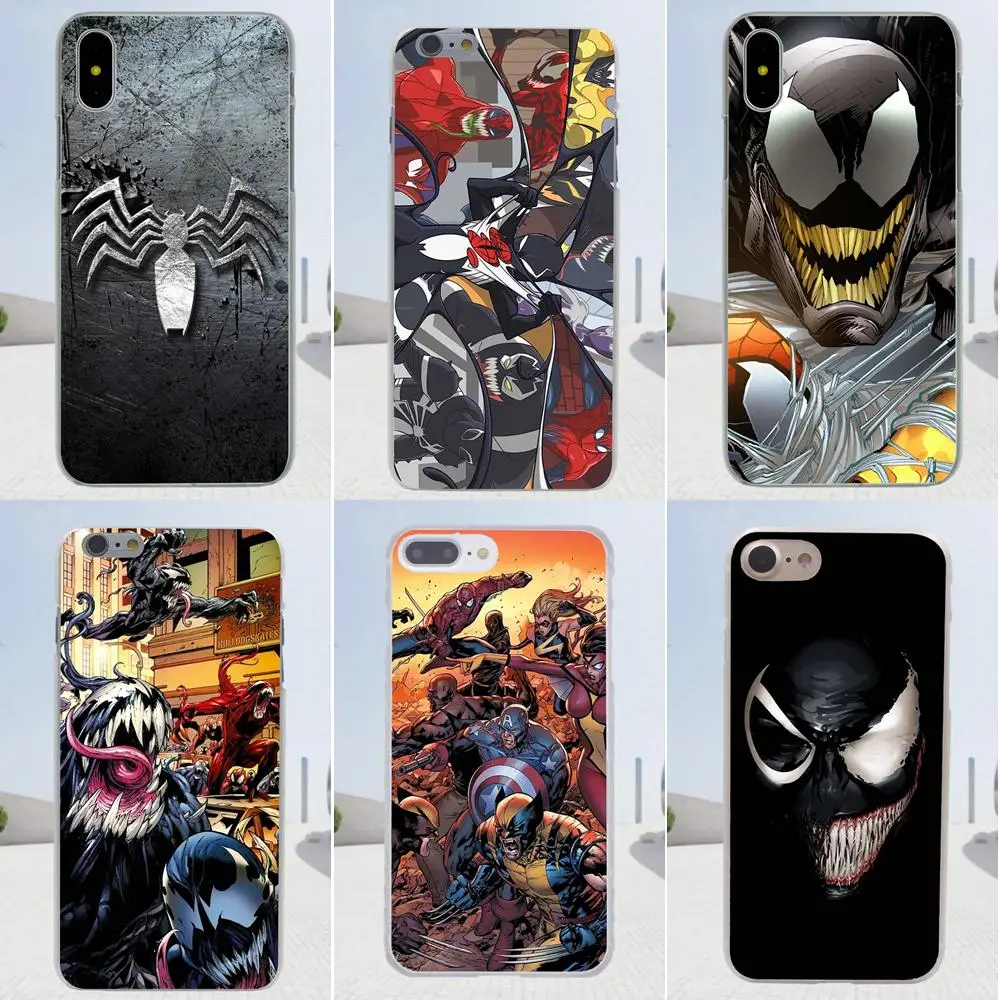 Maerknon Soft TPU Protective Venom Villain Marvel For Xiaomi Redmi 4 3 