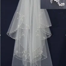 Новые бусины из бисера ручной работы Жемчуг белый/слоновая кость 2 T свадебная фата невесты с расческой