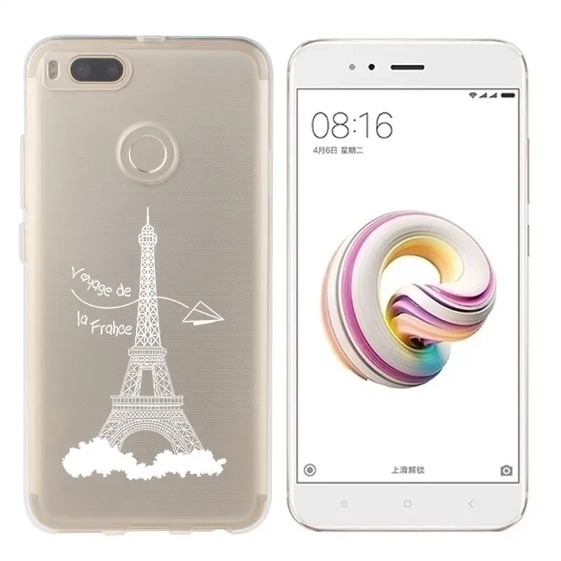 Patterned Phone Case for Xiaomi  Mi 8 A2 Lite Mi 5X 6X Pocophone F1 Clear Cover Redmi 5 Plus 6 Pro 4X Note 5 Pro Soft TPU Shell (15)