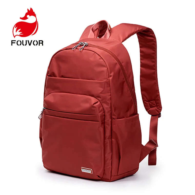 Fouvor de Nylon Antirroubo para Computadores Mochila Unissex Bolsa Escolar Impermeável