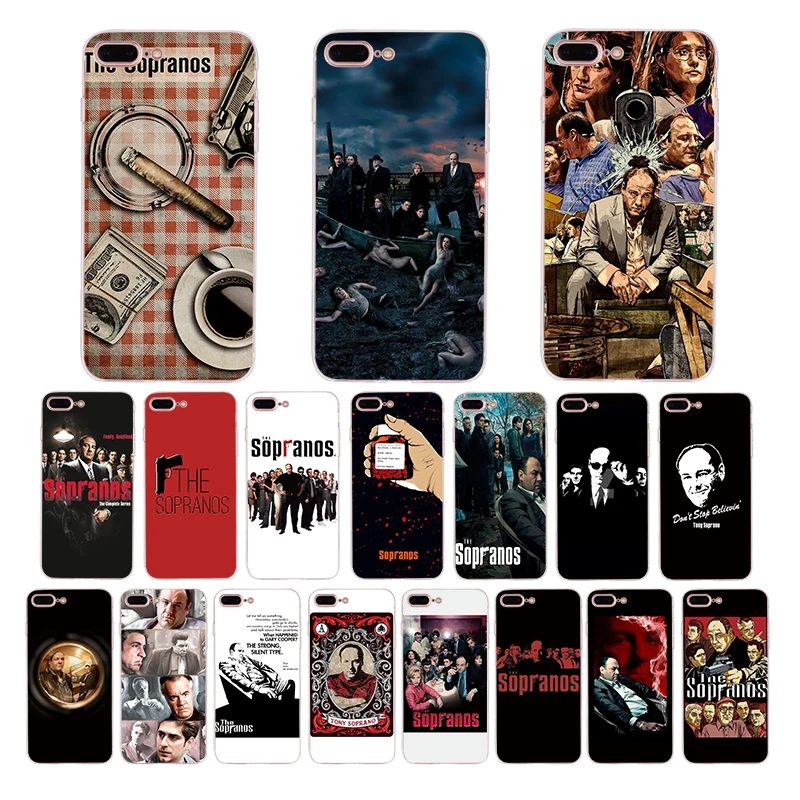 

The Sopranos James Gandolfini soft Phone Case For iPhone X XS MAX XR 7 8 6 6s puls 5s 5 10 se cover silicone shell fitted Coque