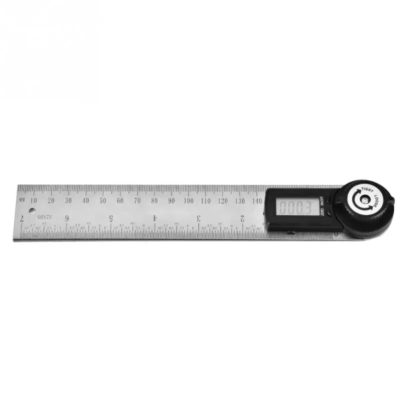 Protractor Ruler Stainless Steel Electronic Protractor Digital Goniometer Angle Finder Miter Gauge Ruler 0-200mm Protractor Ruler Stainless Steel Electronic Protractor Digital Goniometer Angle Finder Miter Gauge Ruler 0-200mm