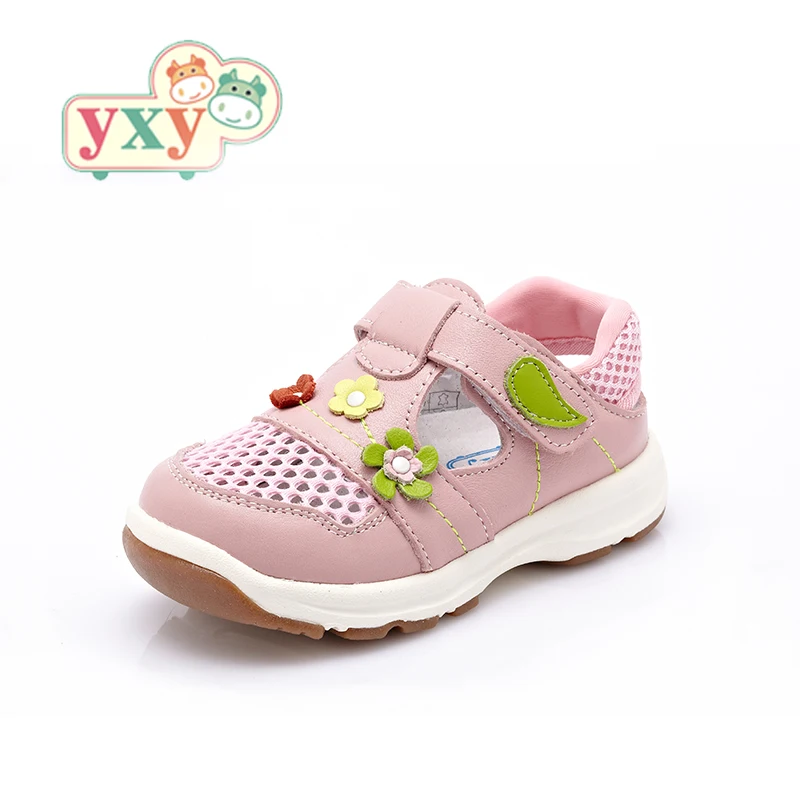 

YXY 2019 spring autumn kids boy girls Hollow function casual shoes Genuine Leather running children girls boys Breathable shoes