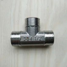 201 нержавеющей стали тройник разъем 4 балла 6 очков 1 дюймов бутик