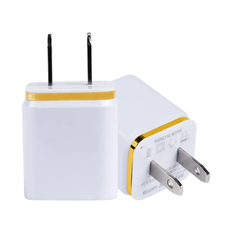 

3 usb adapter 2.1A Mobile Phone USB Charger Fast Charging Wall Charger For iPhone phone power supply black plug