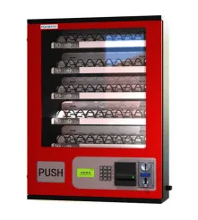 

Convenient and customizable snack candy vending machine with coin and bill acceptor