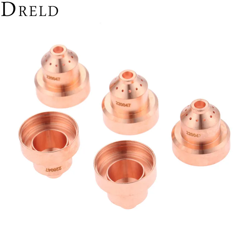 DRELD 5pcs 220047 Shield Cup For Plasma Cutting 1650 Torch Consumables 100A Mechanized Torch Welding Soldering Supplies DRELD 5pcs 220047 Shield Cup For Plasma Cutting 1650 Torch Consumables 100A Mechanized Torch Welding Soldering Supplies